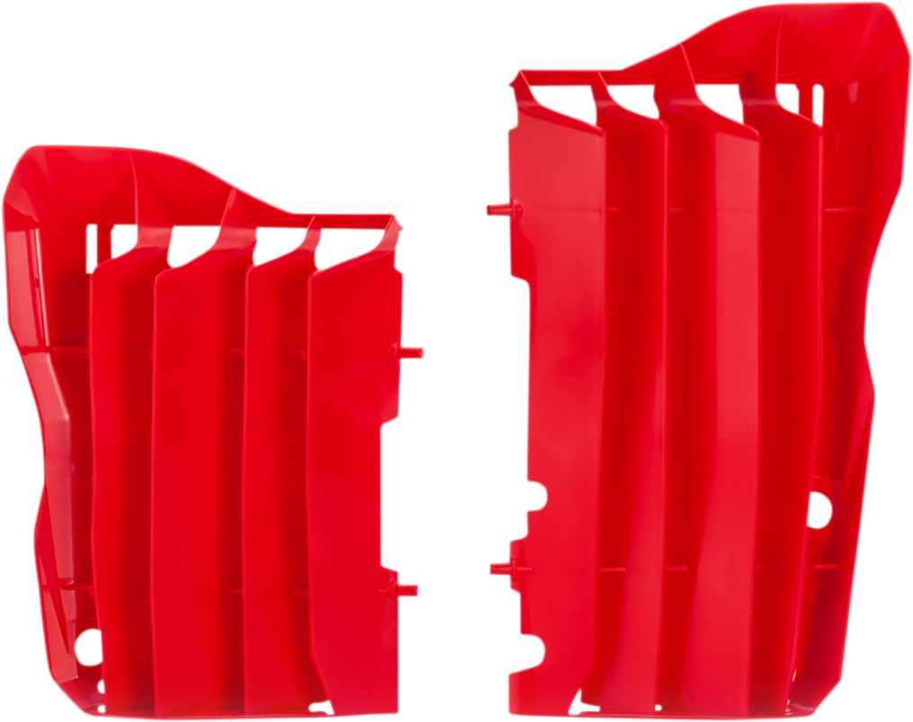 UFO Replacement Radiator Louvers - Red - Honda AC02454