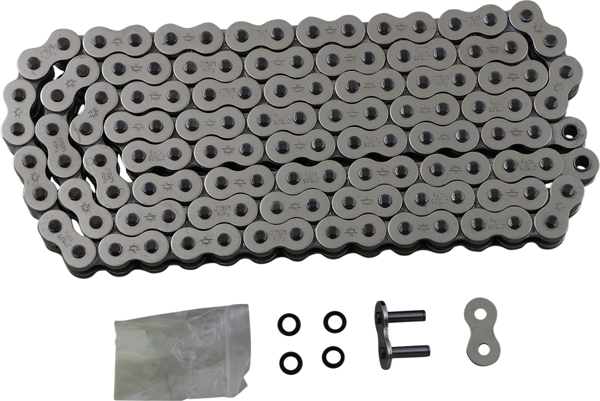 JT CHAINS X1R3 525 Chain - Nickel - 122 Link JTC525X1R3NN122RL