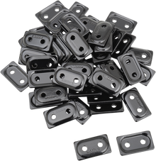 WOODY'S Support Plates - Double Digger® - Black - 48 Pack ADD2-3810-B