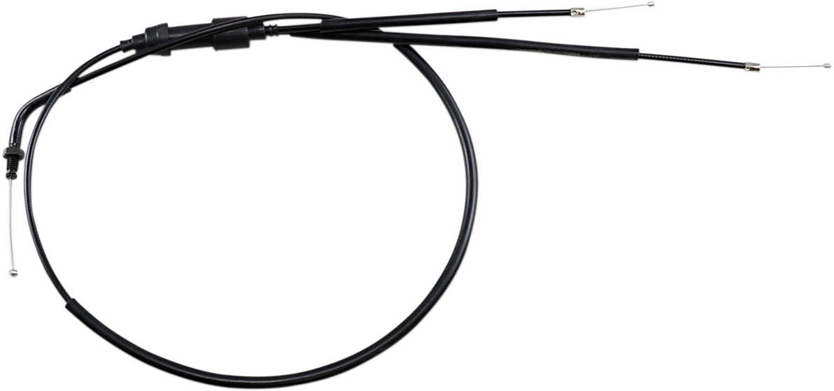 MOTION PRO Black Vinyl Choke Cable - '95-'07 Honda VT1100 - +6" 02-0338