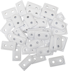 WOODY'S Support Plates - Double Digger® - White - 48 Pack ADD2-3815-B