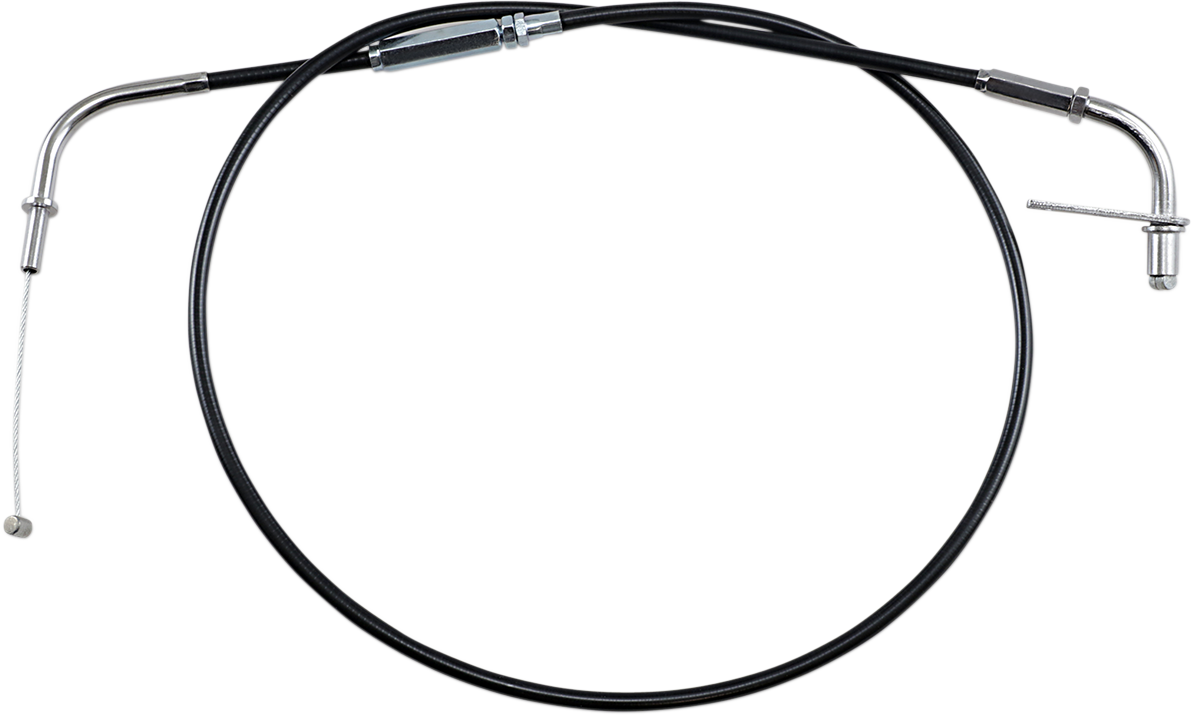 MOTION PRO Black Vinyl Throttle Cable - Pull - +6" - '95-'05 Vulcan 03-0282