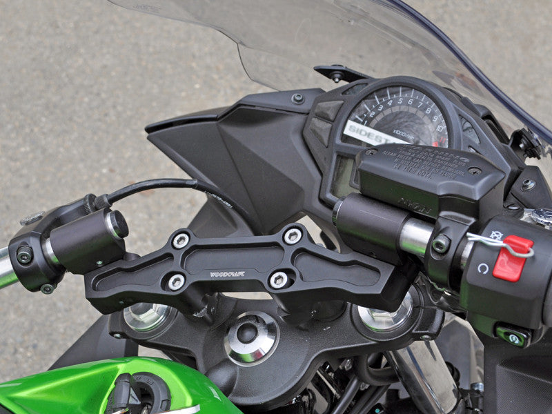 WOODCRAFT Kawasaki Ninja 650/650R Clipon Adapter Plate w/ Bars