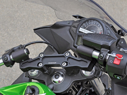 WOODCRAFT Kawasaki Ninja 650/650R Clipon Adapter Plate w/ Bars