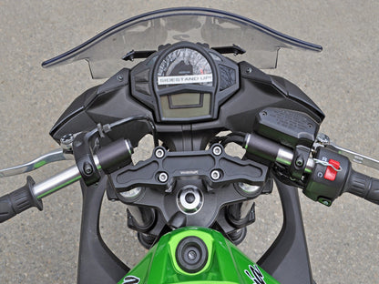 WOODCRAFT Kawasaki Ninja 650/650R Clipon Adapter Plate w/ Bars