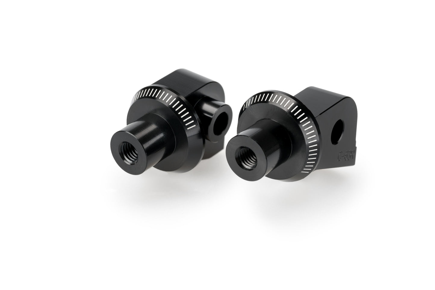 Footpeg Adapter Black Yam