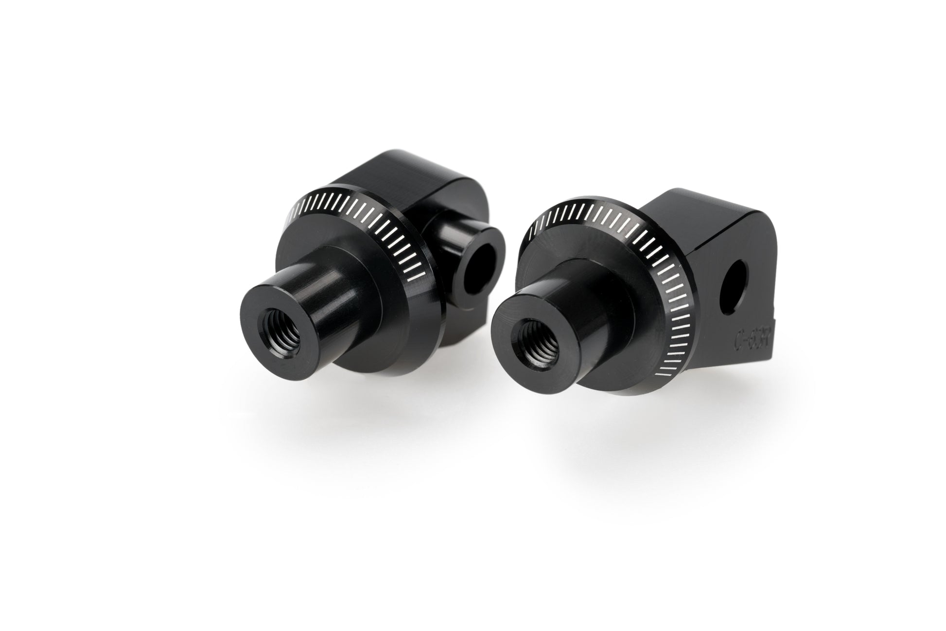 Footpeg Adapter Black Yam