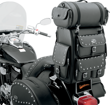 SADDLEMEN Sissy Bar Bag - Desperado - Black Studded EX000263