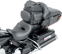 SADDLEMEN Sissy Bar Bag - Black Studded 3515-0119