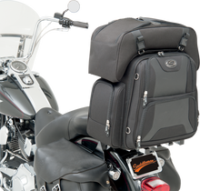 SADDLEMEN FTB3600 Sport Sissy Bar and Combo Bag - Black EX000698