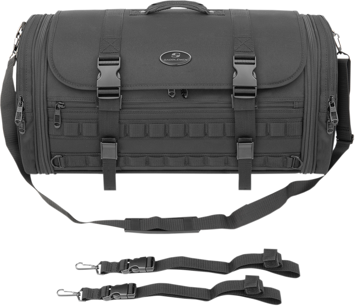 SADDLEMEN TR3300 Tactical Deluxe Rack Bag - Black EX000043A