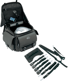 SADDLEMEN Sissy Bar Bag - Black EX000440