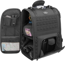 SADDLEMEN S3500 Tactical Sissy Bar Bag - Black EX000040A