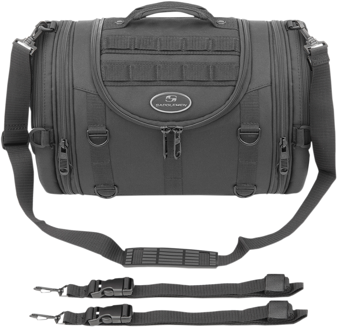 SADDLEMEN R1300LXE Tactical Roll Bag - Black EX000045A