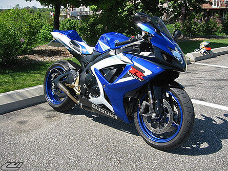 LUIMOTO (Sport) Rider Seat Cover for the SUZUKI GSX-R600 / GSX-R750 (06-07)