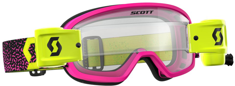 Youth Buzz Wfs Goggle Pink/Yellow W/Clear Lens
