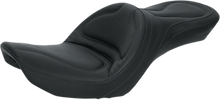 SADDLEMEN Seat - Explorer™ - Without Backrest - Stitched - Black - FXDWG '96-'03 83G50JS