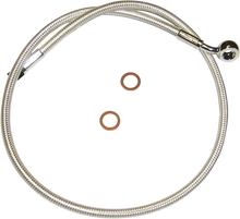 MAGNUM SHIELDING Brake Line - 12mm-35° - 30" - Sterling Chromite II AS378130