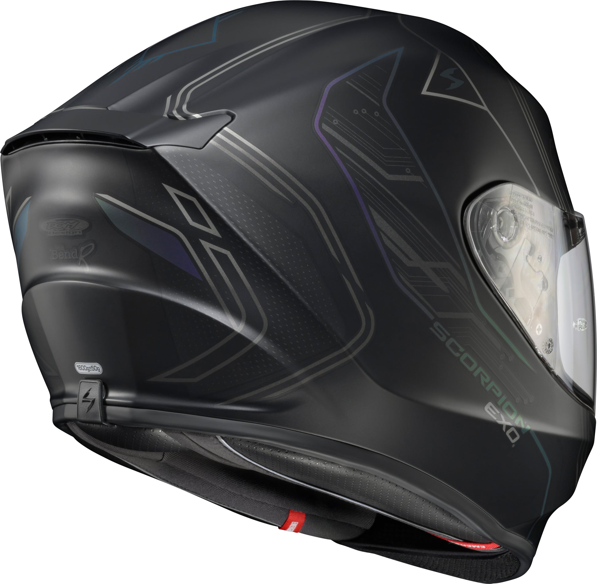 Exo R330 Full Face Helmet Bendr Black Xl