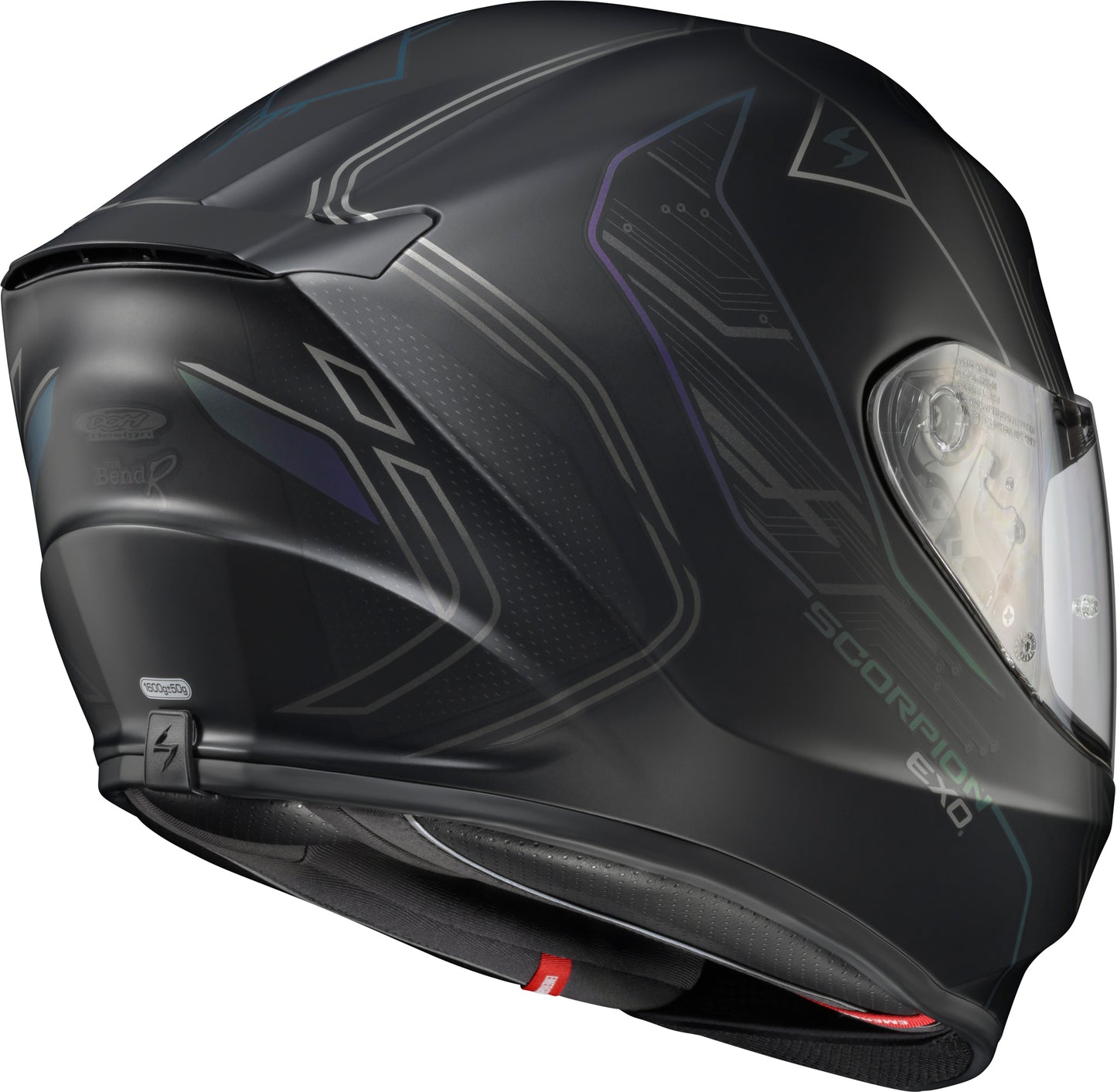 Exo R330 Full Face Helmet Bendr Black Lg
