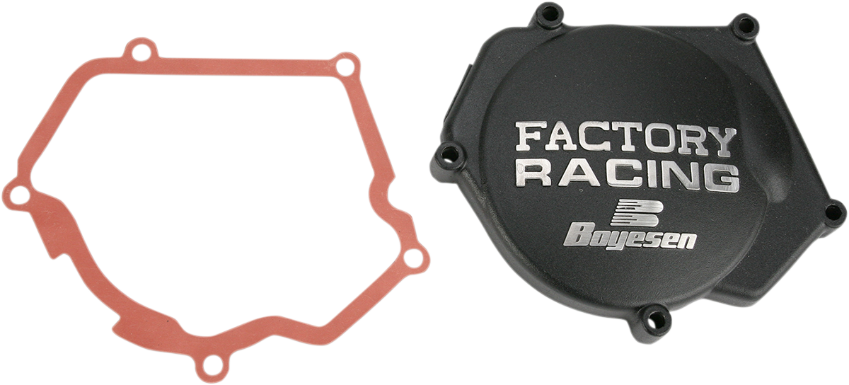 BOYESEN Ignition Cover - Black - Yamaha YZ250/250X SC32AB
