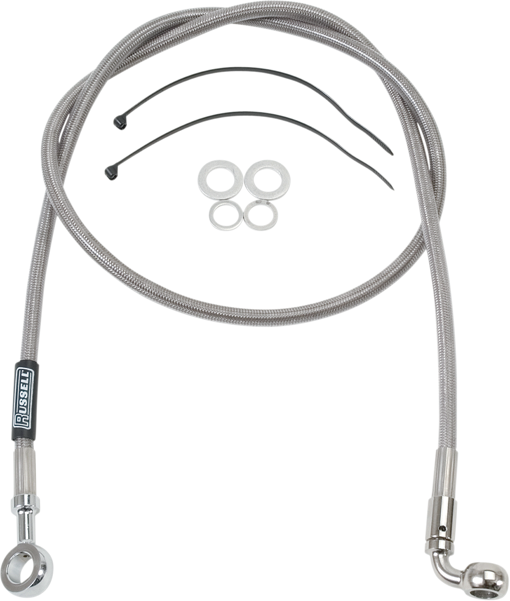 RUSSELL Brake Hose - 46" - Straight 7/16" R08975