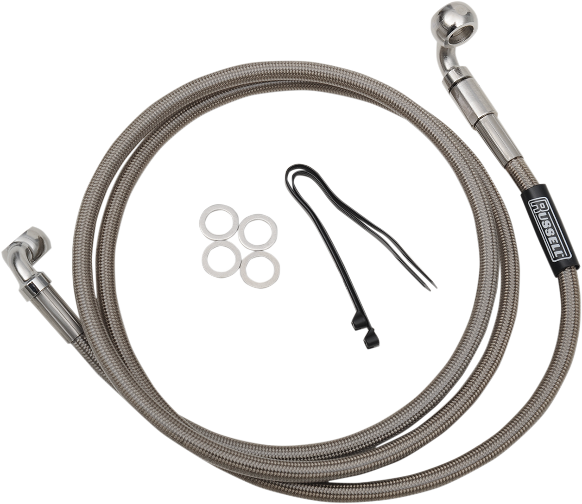 RUSSELL Brake Hose - 48" - 90° 3/8" R08982