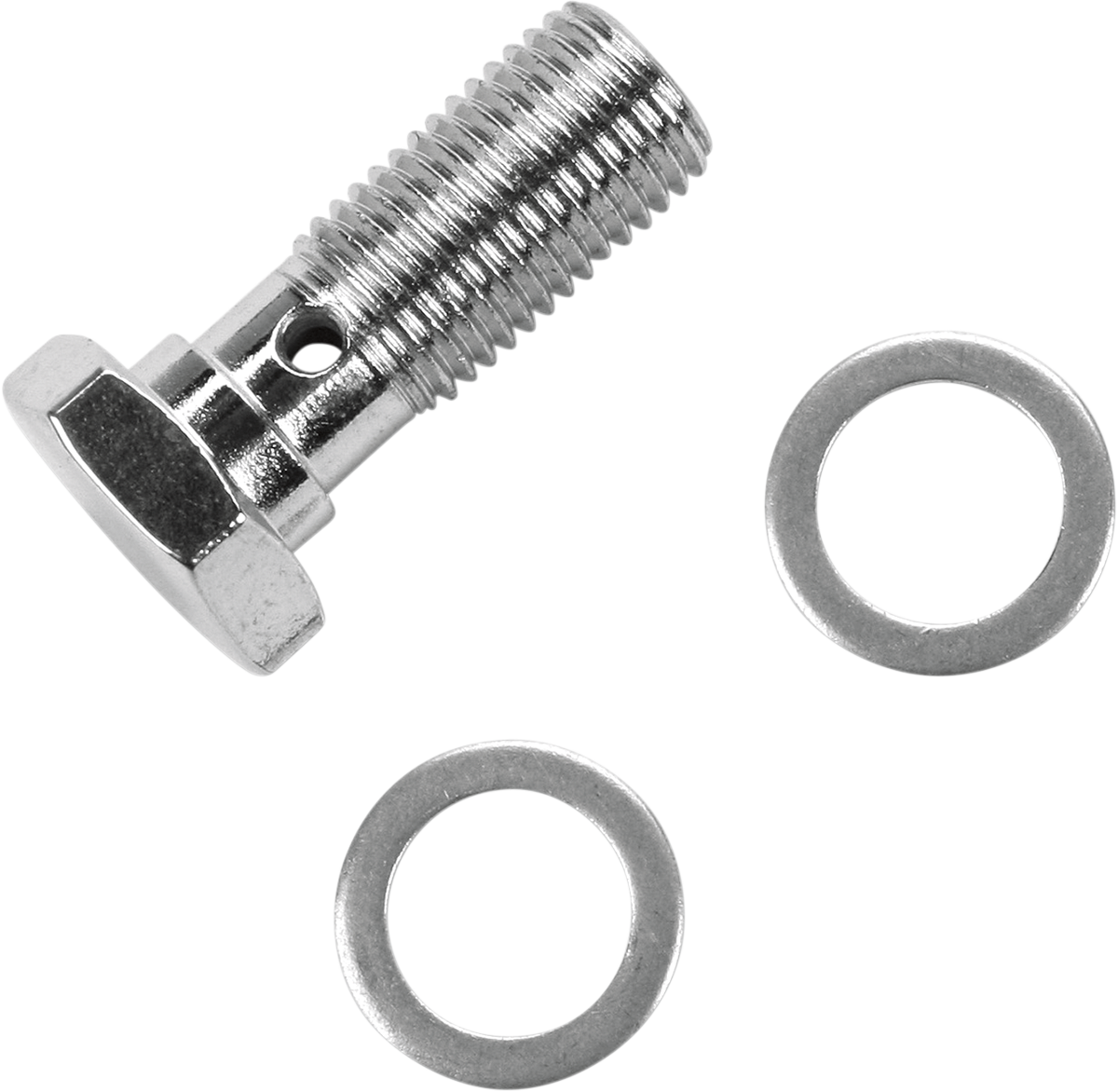 RUSSELL Banjo Bolt - 3/8-24 - Chrome R40509