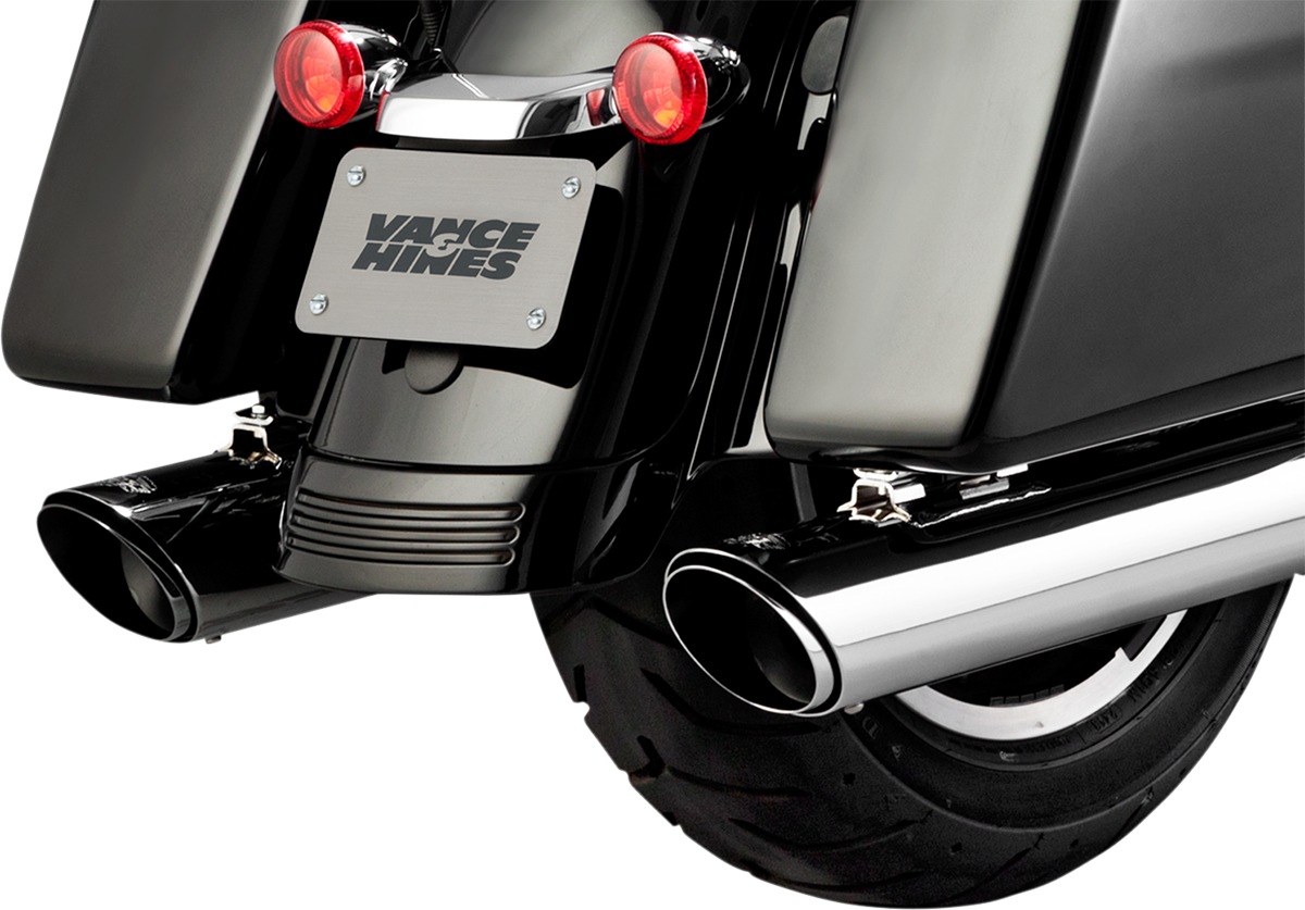 VANCE & HINES Twin Slash Muffler - Chrome - FL 16672