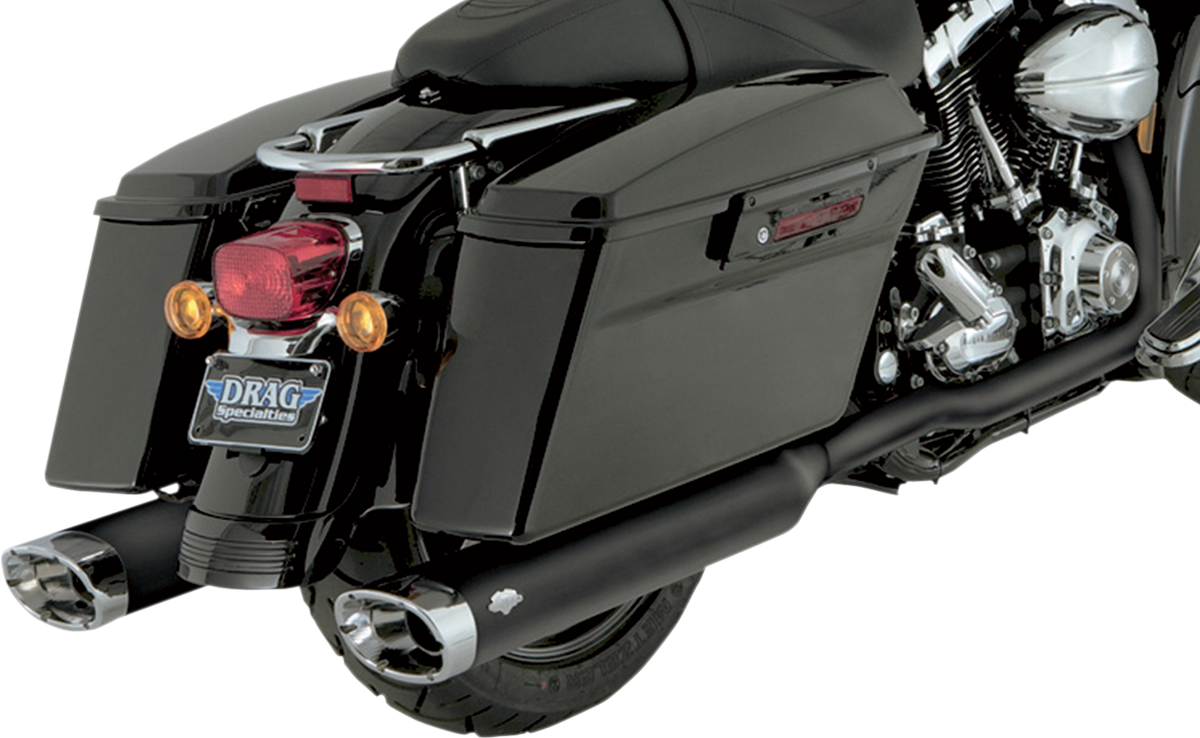 VANCE & HINES Dual Headpipes for '95-'08 FL - Black 46799