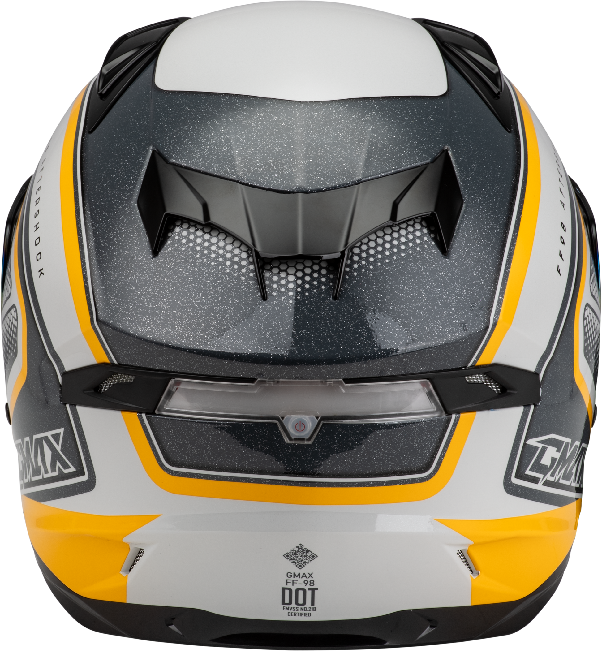 Ff 98 Aftershock Helmet White/Metallic Silver Md