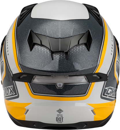 Ff 98 Aftershock Helmet White/Metallic Silver Md