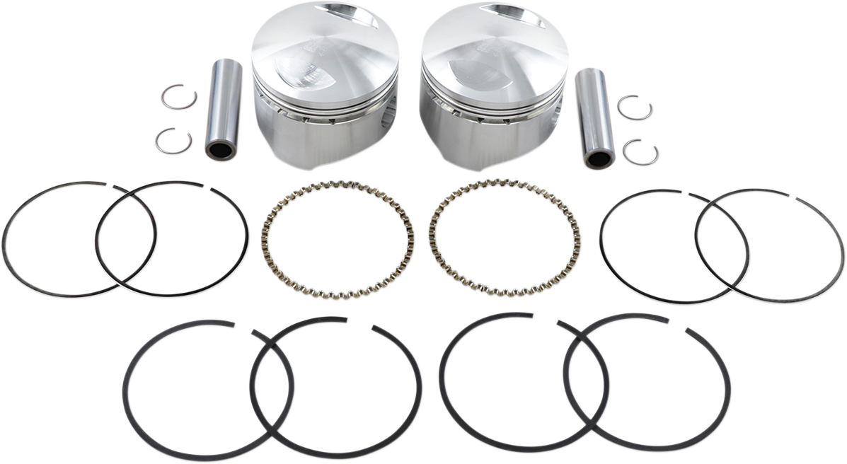 WISECO Piston Kit - +0.020" - 80" Big Twin 1340 cc K1615
