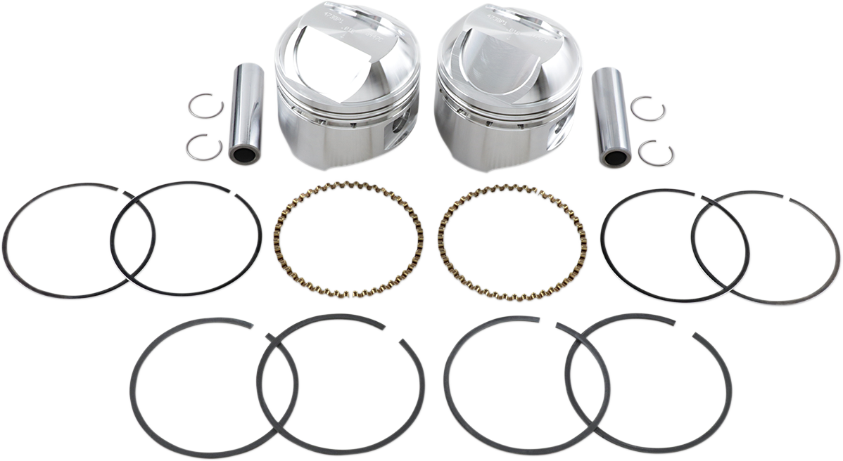 WISECO Piston Kit - +0.010" - High Compression - Big Twin 1340 cc 80" K1624