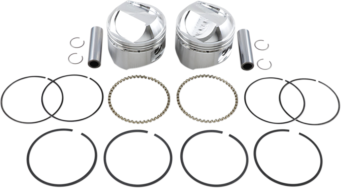 WISECO Piston Kit - +0.040" - High Compression - Big Twin 1340 cc 80" K1627