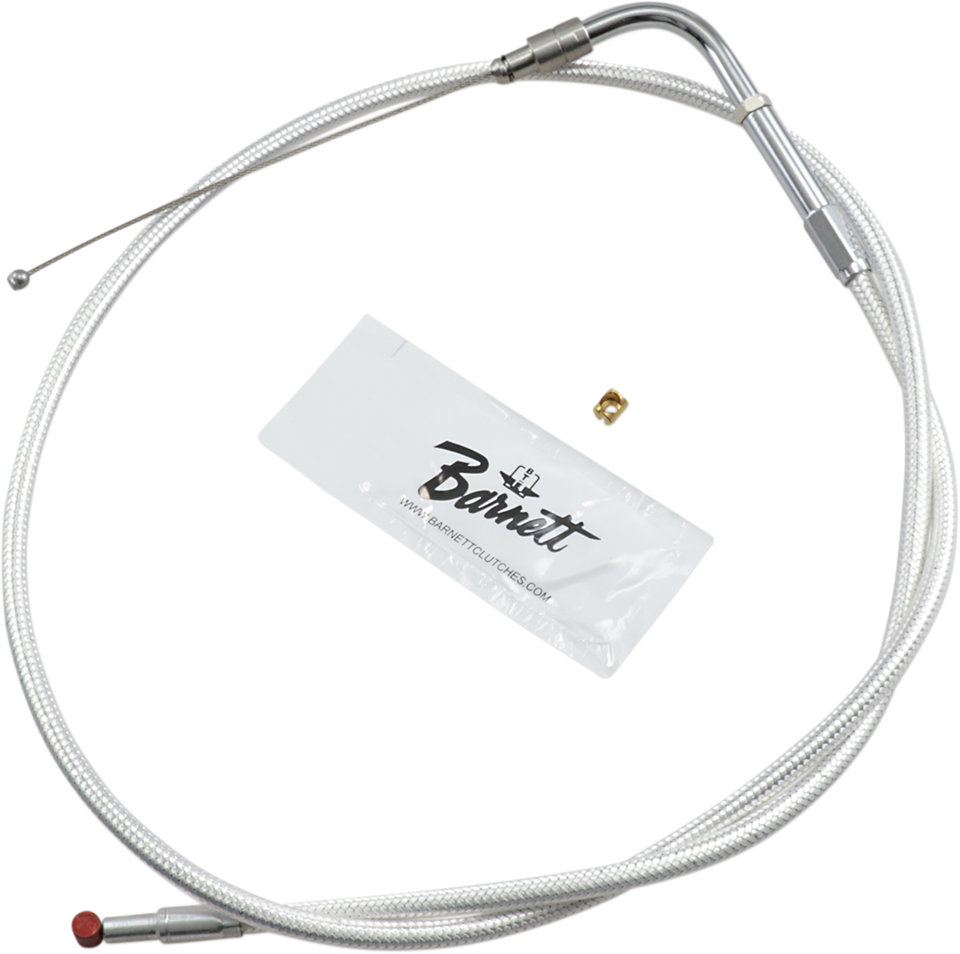 BARNETT Platinum Series Throttle Cable - +3" - Dyna/Softail/FXR 106-30-30015-03