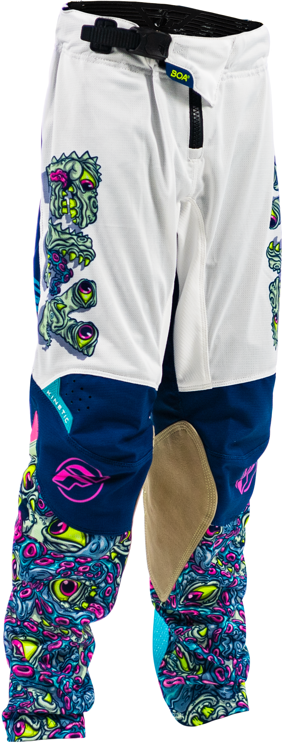 Yth Kinetic Mutant Mesh Pants White/Blue/Multi Sz 24
