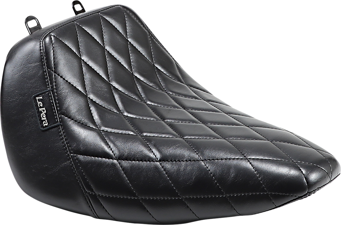 LE PERA Bare Bones Solo Seat - Diamond Stitch - Black - FLFB/S '18-'23 LYO-007DM