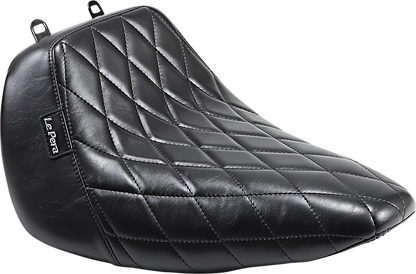 LE PERA Bare Bones Solo Seat - Diamond Stitch - Black - FLFB/S '18-'23 LYO-007DM