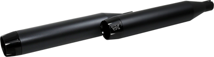 KHROME WERKS 3-1/2" Slip-On Mufflers - Black 202620