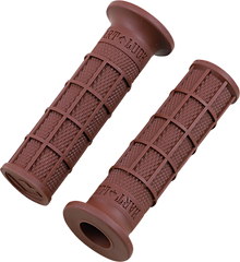 ODI Hart-Luck Signature Full-Waffle Slip-On Grips - Brown V02FWBN