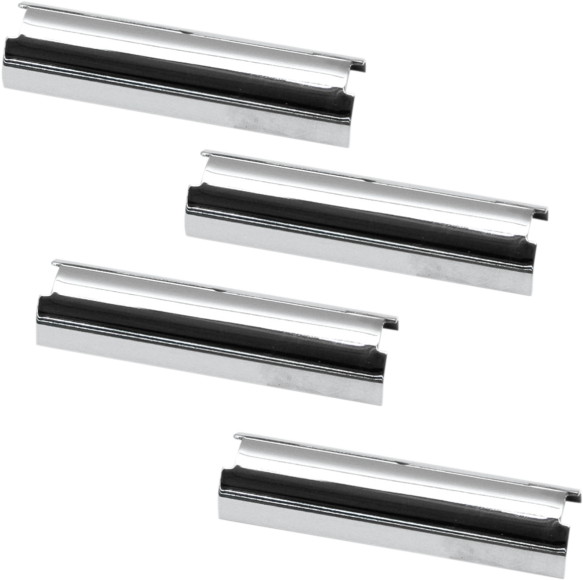 S&S CYCLE Pushrod Cover Keeper Set - Chrome - 2.800" - Big Twin 93-4115