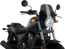 PUIG HI-TECH PARTS New Generation Windscreen - Dark Smoke - Rebel 3829F