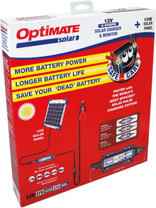 TECMATE Battery Charger/Maintainer - Solar DUO - 10 W TM522-D1