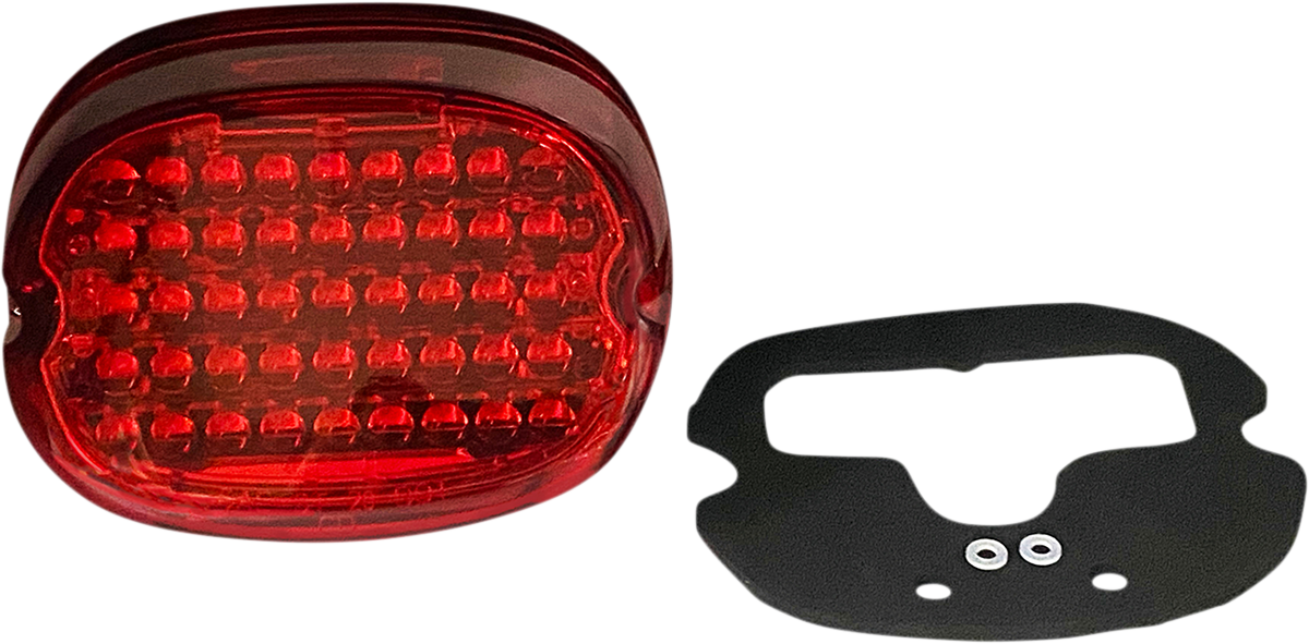 CUSTOM DYNAMICS Taillight - No Window - Red CD-TL-NW-R