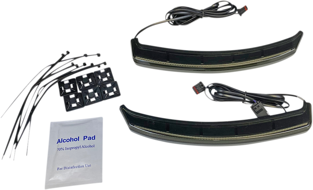 CUSTOM DYNAMICS Saddle Bag Lights - Smoke Lens - Indian CD-INDBAG-SWN-S
