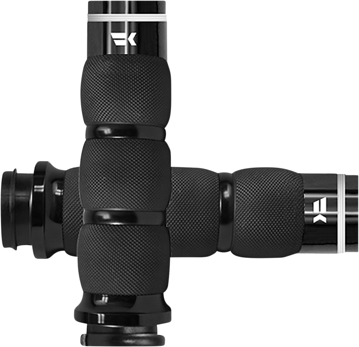 KHROME WERKS Tracer Grips - Air Cushion - TBW - Black 500110