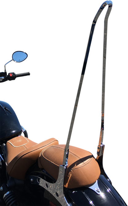 CYCLE VISIONS Sissy Bar Stick - Black - 18" Squaretude CV8033B