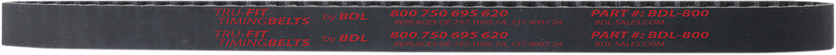 BELT DRIVES LTD. Timing Belt - 68 Tooth - 18.00 mm Width - Ducati BDL-800