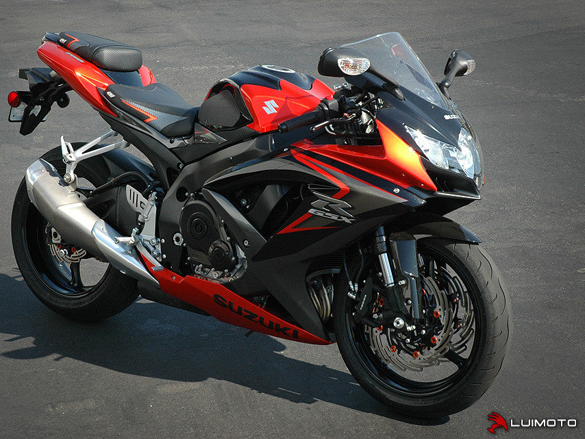 LUIMOTO (Sport) Rider Seat Cover for the SUZUKI GSX-R600 / GSX-R750 (08-10)